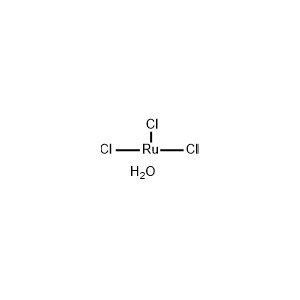 Molecular Structure of Ruthenium(III) Chloride Hydrate Molecular Structure of Ruthenium(III) Chloride Hydrate