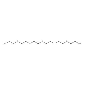 Molecular Structure of Amino-PEG6-alcohol