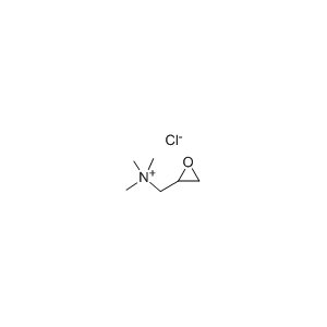 Molecular Structure of 2,3-Epoxypropyltrimethylammonium chloride Molecular Structure of 2,3-Epoxypropyltrimethylammonium chloride