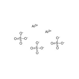Molecular Structure of  Aluminum Sulphate