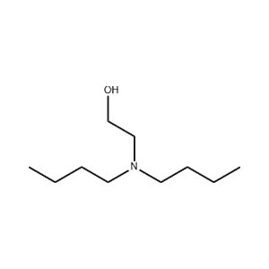 Molecular Structure of Dibutylethanolamine Molecular Structure of Dibutylethanolamine CAS 102-81-8