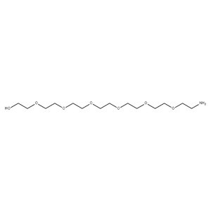Molecular Structure of Amino-PEG7-alcohol Molecular Structure of Amino-PEG7-alcohol