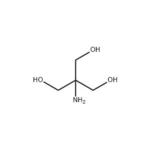 Molecular Structure of Tris Base Molecular Structure of Tris Base