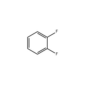 Molecular Structure of 1,2-Difluorobenzene Molecular Structure of 1,2-Difluorobenzene