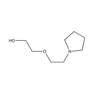 Molecular Structure of 2-[2-(1-Pyrrolidinyl)ethoxy]ethanol