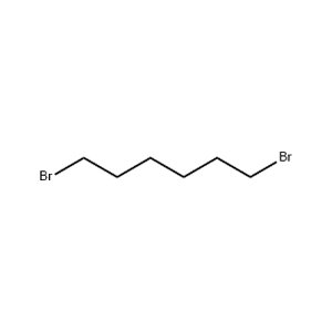 Molecular Structure of 1,6-Dibromohexane