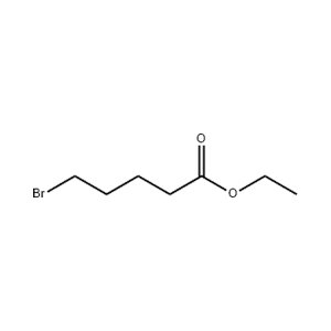 Molecular Structure of Ethyl 5-bromovalerate Molecular Structure of Ethyl 5-bromovalerate