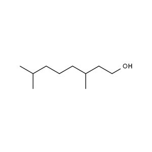 Molecular Structure of Dihydrocitronellol Molecular Structure of Dihydrocitronellol