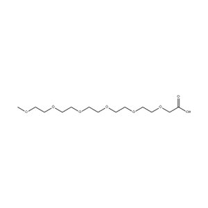 Molecular Structure of m-PEG5-CH2COOH Molecular Structure of m-PEG5-CH2COOH
