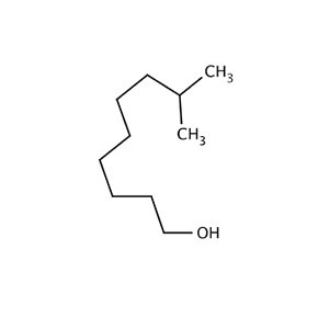 Molecular Structure of Isodecanol