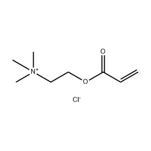 Molecular Structure of Acryloyloxyethyltrimethyl ammonium chloride Molecular Structure of Acryloyloxyethyltrimethyl ammonium chloride