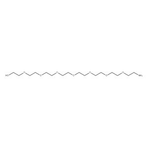 Molecular Structure of Amino-PEG8-alcohol