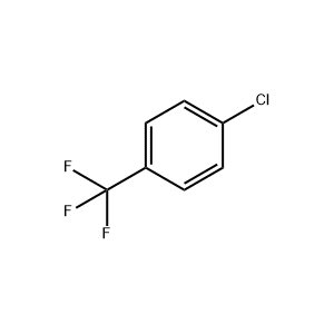 Molecular Structure of 4-Chlorobenzotrifluoride Molecular Structure of 4-Chlorobenzotrifluoride