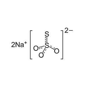 Molecular Structure of Sodium Thiosulfate Anhydrous