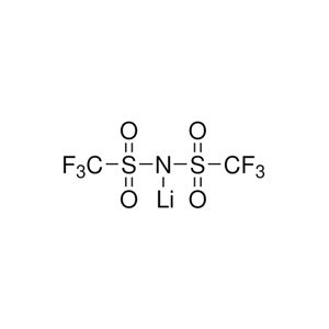 Molecular Structure of Lithium Bis(trifluoromethanesulfonyl)imide Molecular Structure of Lithium Bis(trifluoromethanesulfonyl)imide