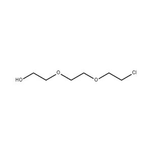 Molecular Structure of Chloro PEG3 alcohol