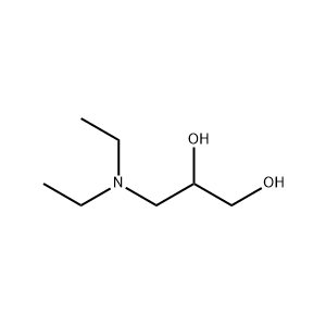 Molecular Structure of 3-Diethylamino-1,2-propanediol CAS 621-56-7