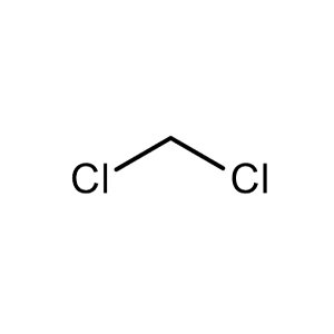 Molecular Structure of Methylene Chloride