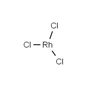 Molecular Structure of Rhodium(III) Chloride Molecular Structure of Rhodium(III) Chloride