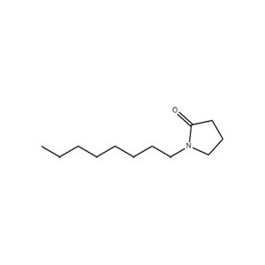 Molecular Structure of 1-Octyl-2-pyrrolidone Molecular Structure of 1-Octyl-2-pyrrolidone