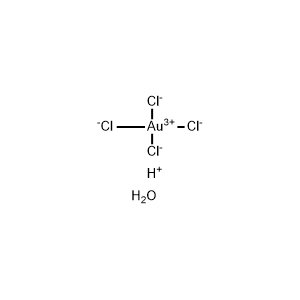 Molecular Structure of Chloroauric Acid