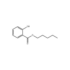 Molecular Structure of Amyl Salicylate