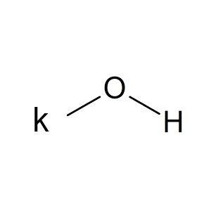 Molecular Structure of Potassium Hydroxide Molecular Structure of Potassium Hydroxide