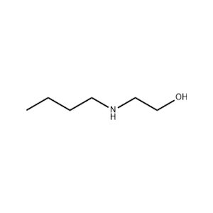 Molecular Structure of N-Butylethanolamine CAS 111-75-1