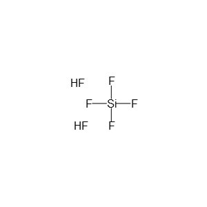 Molecular Structure of Hexafluorosilicic Acid