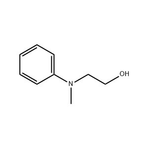 Molecular Structure of N-Methyl-N-phenylethanolamine CAS 93-90-3