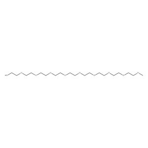 Molecular Structure of Nonaethylene glycol monomethyl ether Molecular Structure of Nonaethylene glycol monomethyl ether