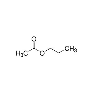 Molecular Structure of Propyl Acetate