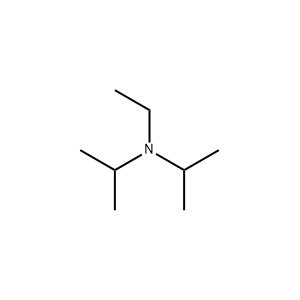 Molecular Structure of DIPEA Molecular Structure of N,N-Diisopropylethylamine CAS 7087-68-5