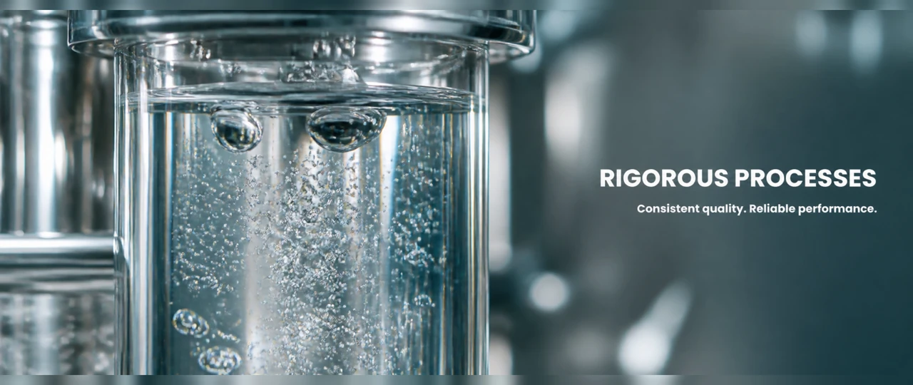 Rigorous chemical processing and quality control