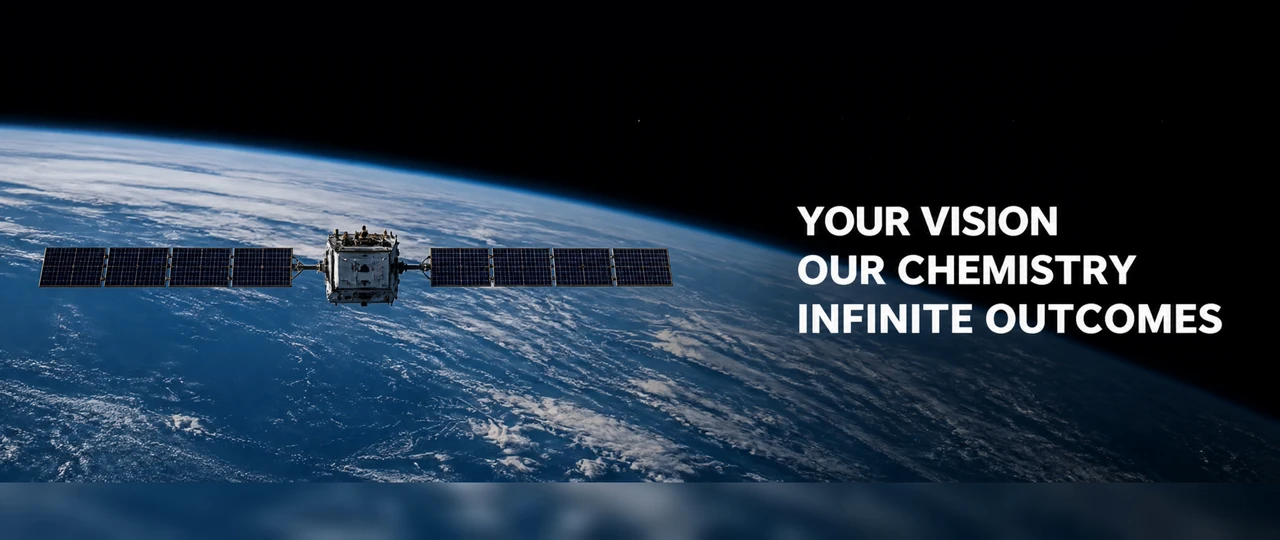 Satellite technology connecting customer vision with chemistry